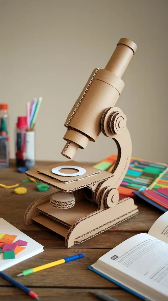 25 Genius Cardboard Craft Ideas You Need to Try Today! 10 Cardboard Microscope