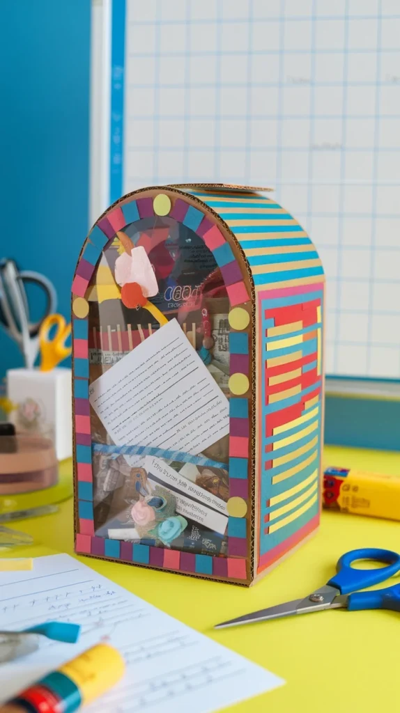 25 Genius Cardboard Craft Ideas You Need to Try Today! 12 Cardboard Time Capsule