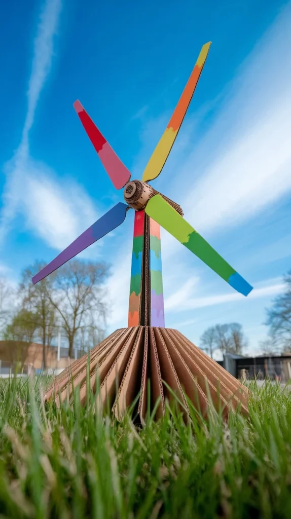 25 Genius Cardboard Craft Ideas You Need to Try Today! 11 Cardboard Wind Turbine